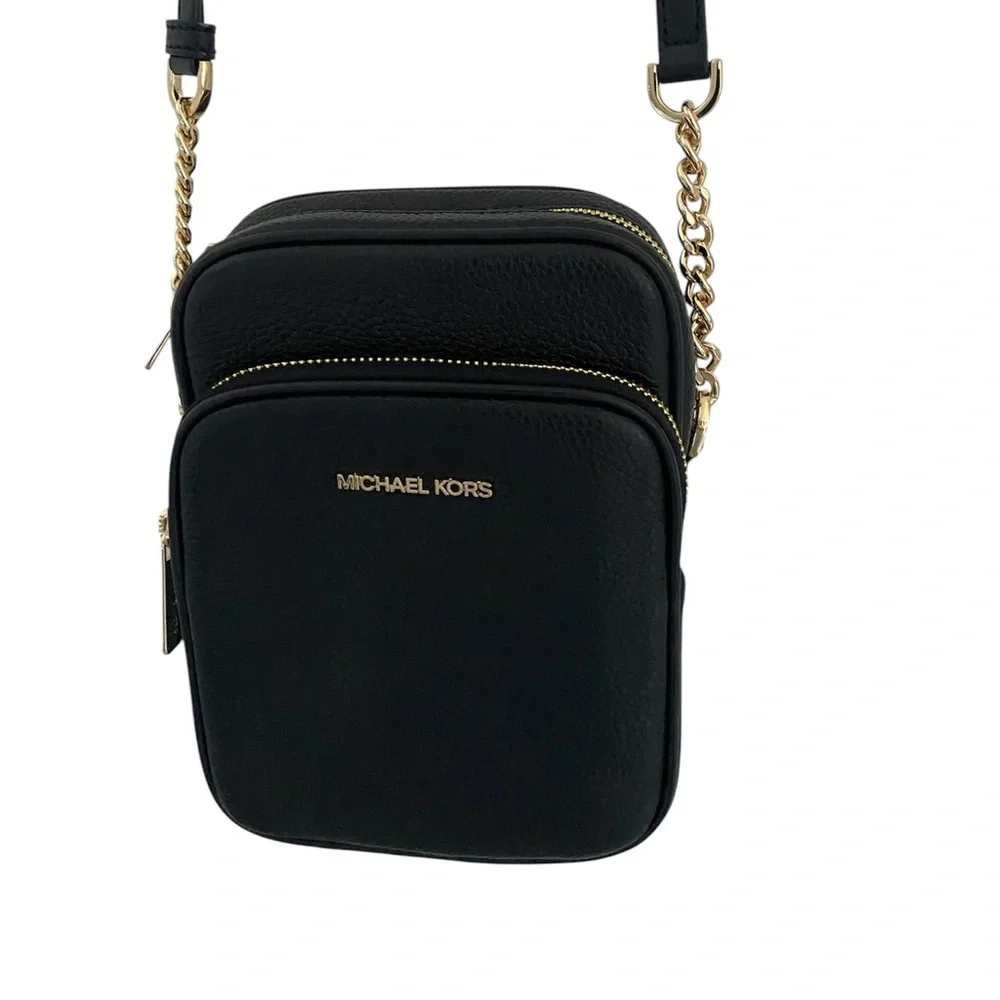 NWOT Michael Kors Black Jet Set Travel Crossbody Bag. - Picture 3 of 5